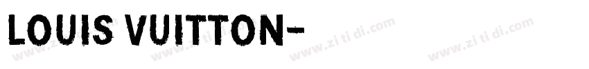 LOUIS VUITTON字体转换